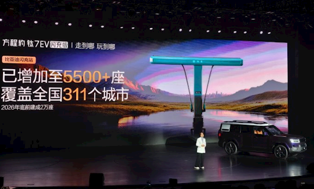 19.98万元起！方程豹钛7 EV闪充版上市：755km全球续航最长纯电方盒子