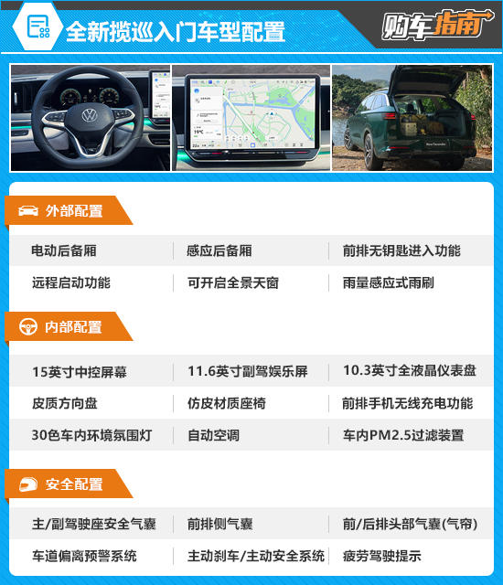 推荐四驱至尊 一汽-大众全新揽巡购车指南