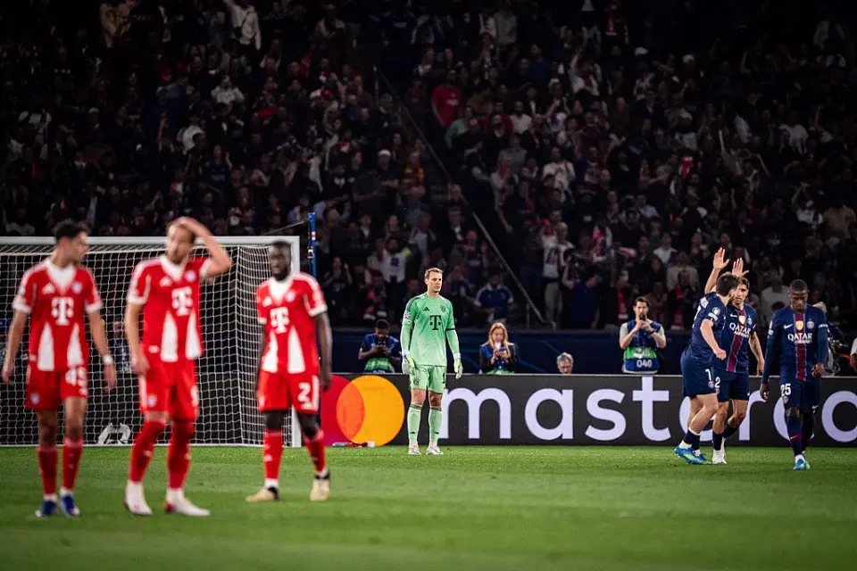 拜仁遭看衰?翻盘大巴黎概率仅39.05%!阿森纳仍大热：近4成可能夺冠