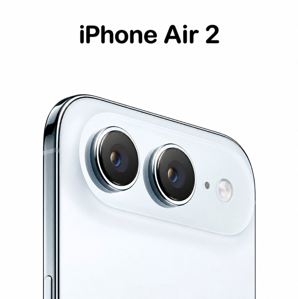 iPhone Air 2曝光：4800万像素双摄明年春季问世