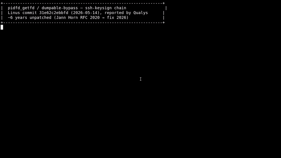 Linux 内核曝高危漏洞，可窃取 SSH 主机密钥和 root 密码