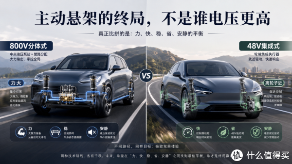 主动悬架，48V还是800V？集成还是分体？