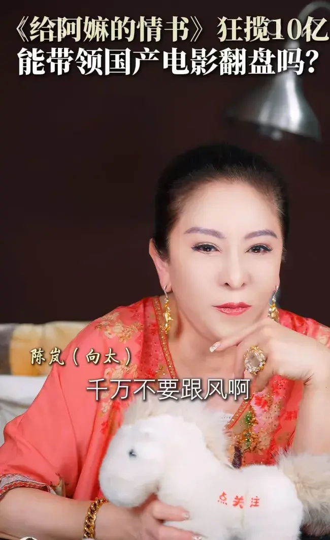 剑指18亿！向太犀利点评《给阿嬷的情书》，圈内人还是“敢说”