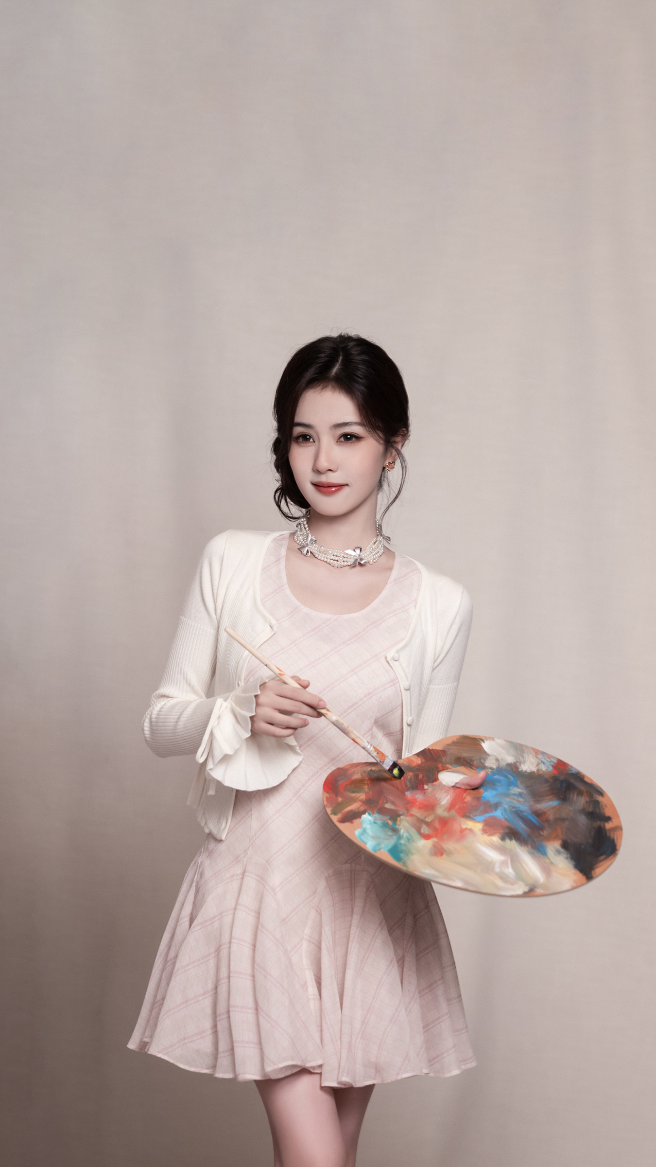 白鹿现身画室，这氛围感是真实存在的吗?