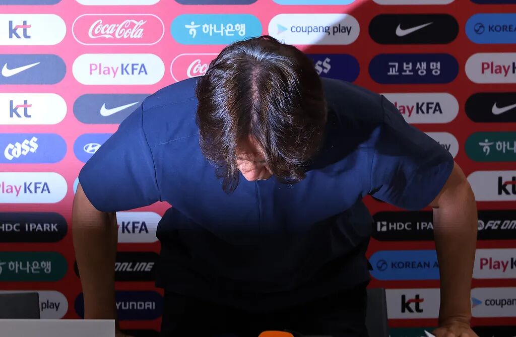 韩国队世界杯上最差成绩 主帅洪明甫宣布辞职