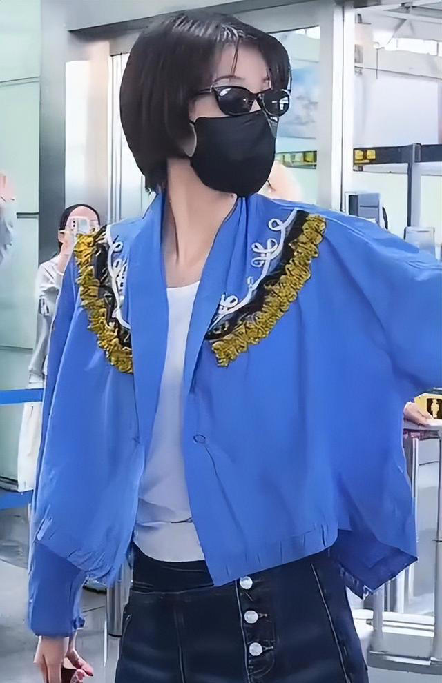 曾沛慈浪姐夺冠后回台，素颜皮肤白皙，丈夫随行刻意避嫌满眼宠溺