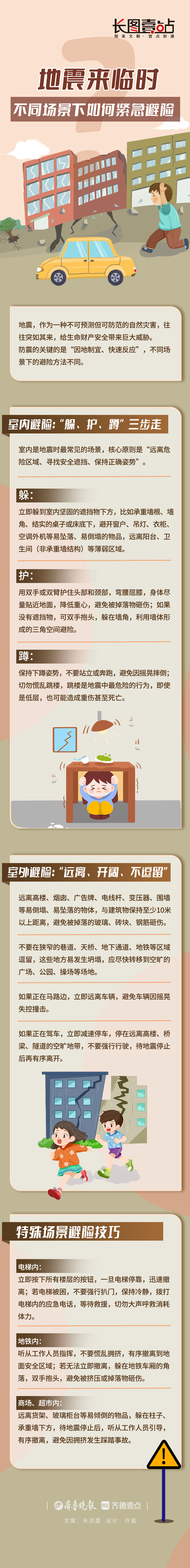长图壹站|地震来临时，不同场景下如何紧急避险