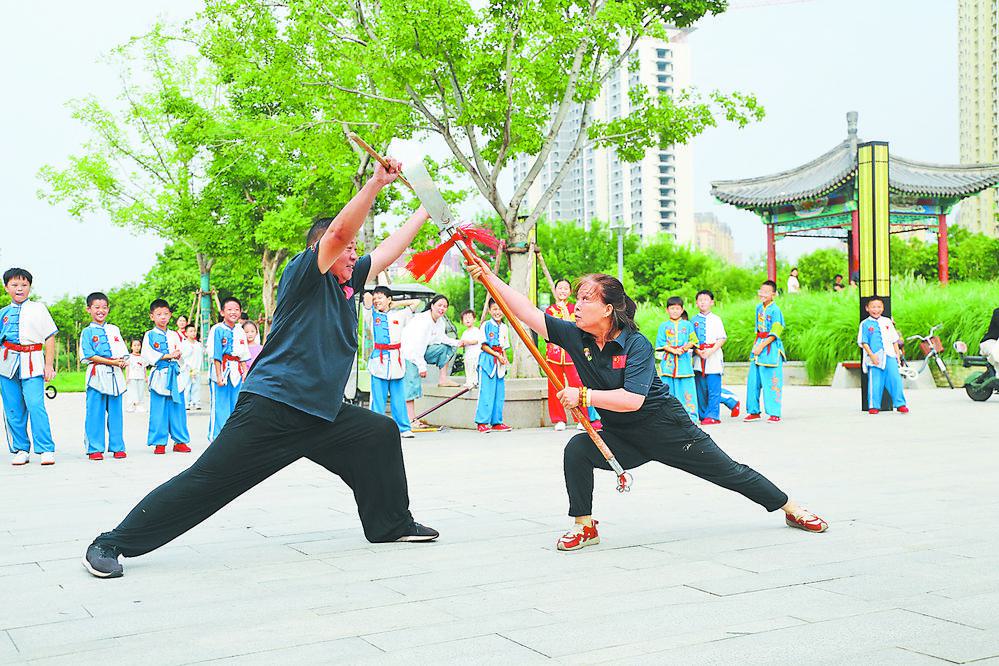他把武术练成健身日常