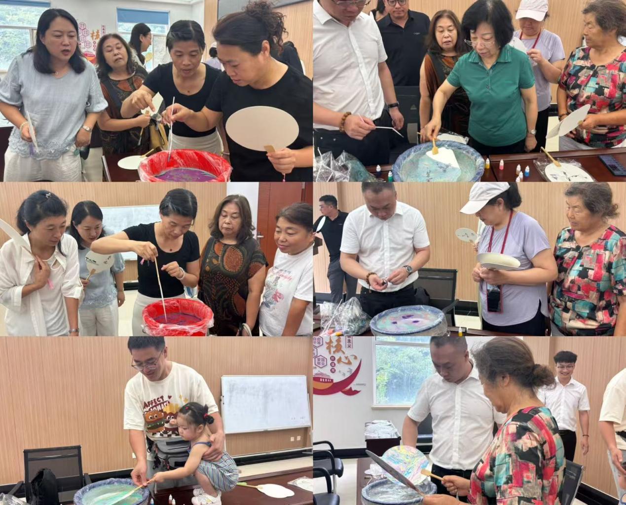 长春净月高新区净月街道净月社区开展非遗漆扇主题体验活动