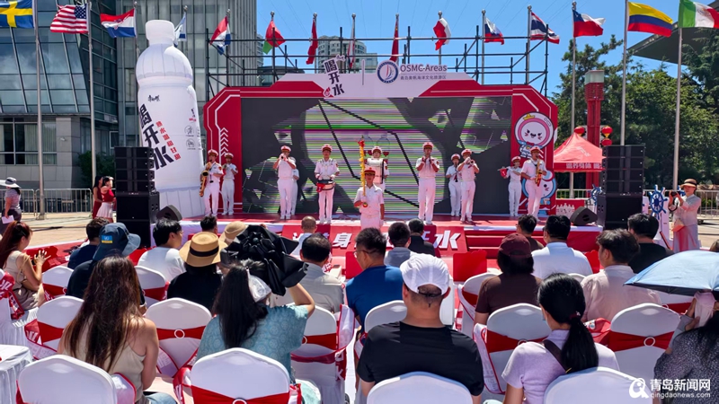 地标联动引爆夏日流量! 康师傅喝开水 ×青岛奥帆中心限定瓶上市发布