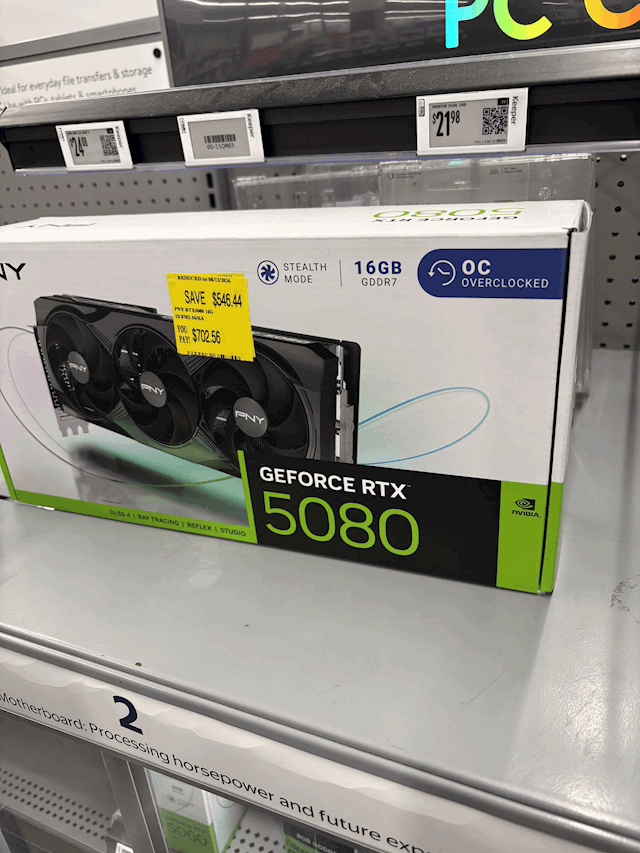 降3700元! 玩家花4000元买块RTX 5080 16G显卡：有图有真相绝非噱头