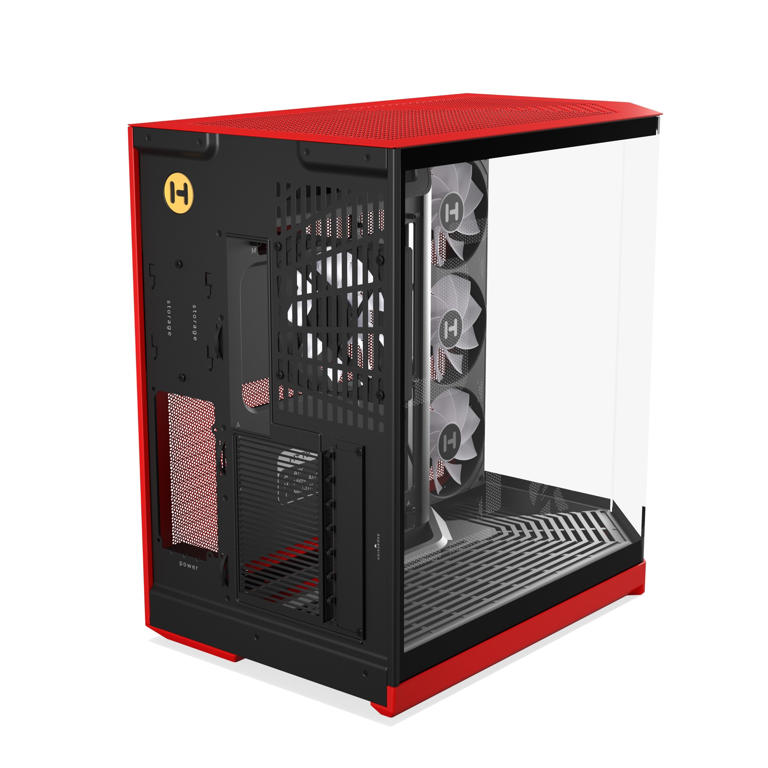 HYTE Y50 RGB 机箱海外上市：三面玻璃，含 4 风扇 99.99 美元
