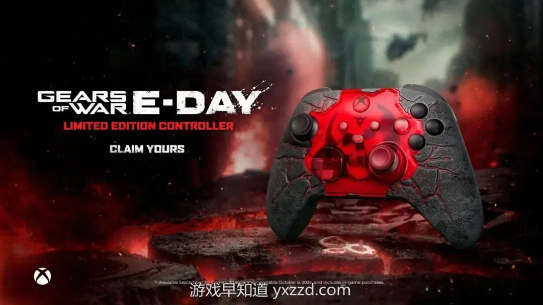 《战争机器：事变日》限量版Xbox手柄公布 国行版预购现已开放