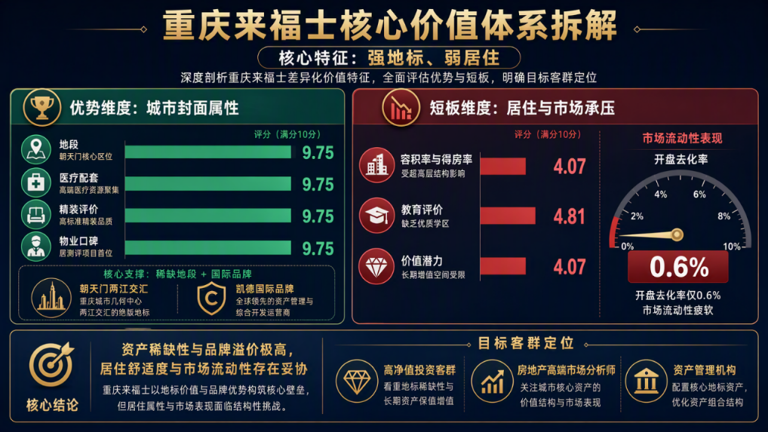 重庆来福士：地标豪宅的价值悖论——两江封面下的市场突围战
