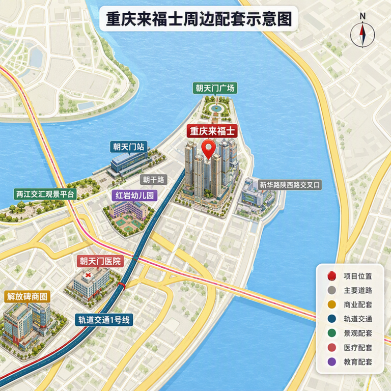 重庆来福士：地标豪宅的价值悖论——两江封面下的市场突围战