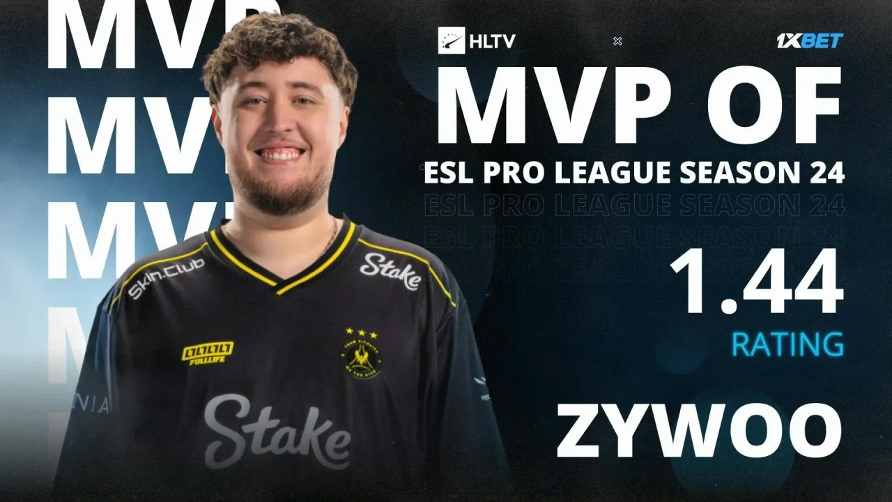 昙花又又又现! ZywOo荣膺EPL S24赛事MVP!