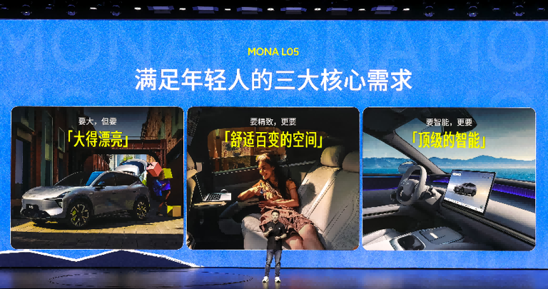 无需妥协的选择：MONA L05预售开启，为年轻人打造智能时尚大五座SUV