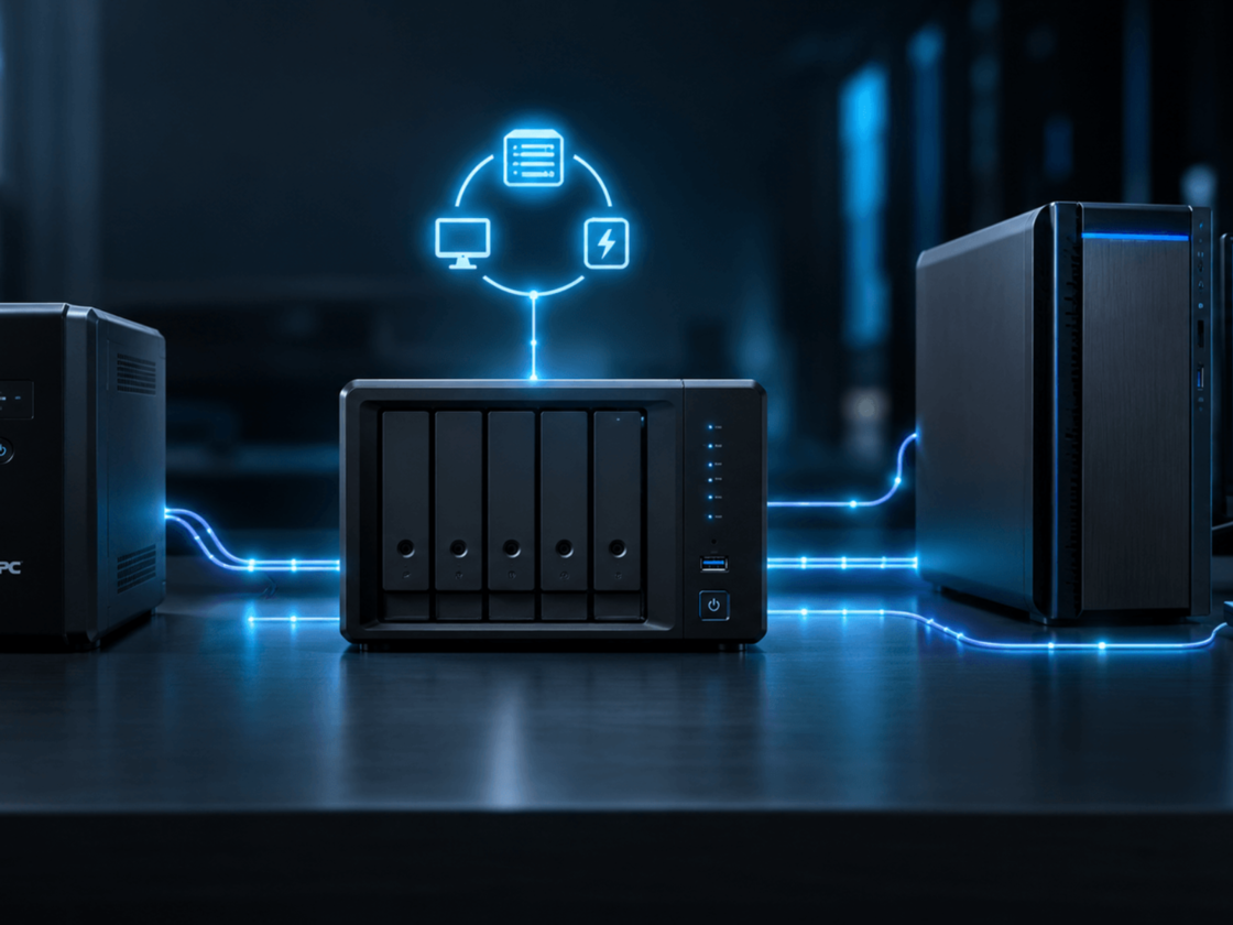 一日一技｜NAS 作为 UPS 总控，实现局域网多设备断电自动关机